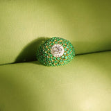 Diamond Dream Emerald Ring