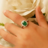 Victoria's Emerald Embrace Ring