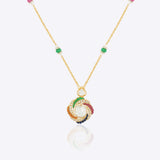 Rainbow Orbit Necklace