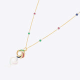 Rainbow Orbit Necklace