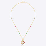 Rainbow Orbit Necklace