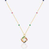 Rainbow Orbit Necklace