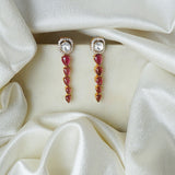 Rosé Cascade Earrings