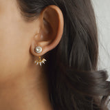 Blossom Arc Stud Earrings