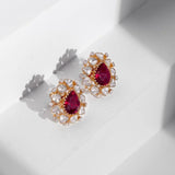Imperial Ruby Polki Earrings