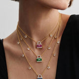 Lock & Luster Polki Diamond Necklace