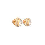 Delicate Polki Diamond Studs