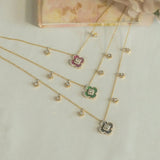 Tri clover bloom necklace