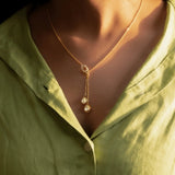 Infinity Lariat Necklace
