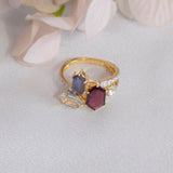 Prism Row Ring