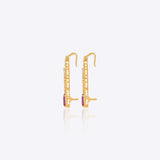 Pink Flame Earcuffs