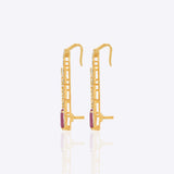 Pink Flame Earcuffs