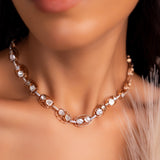 Ethereally Linked Polki Diamond Necklace