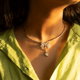 Luminous Bow Necklace