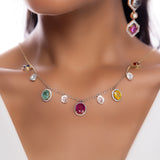 Haute Hues Polki Diamond Necklace