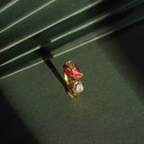 Twin Leaf ring