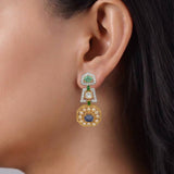 Gems Talk Polki Diamond Earrings