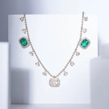 Scintillate Emerald Necklace