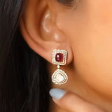 Ember Polki Diamond Earrings