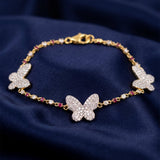 Butterfly Glint Diamond Bracelet