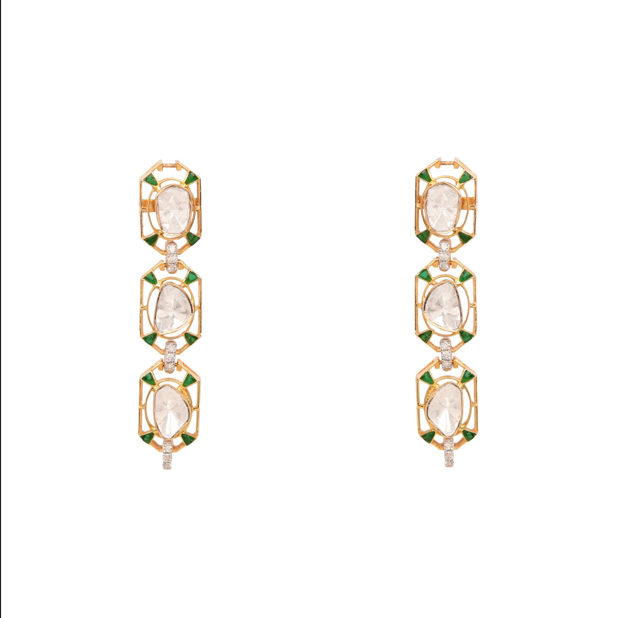 Hollywood Dream earrings styled for red carpet glamour.