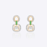 Zinnia Polki Diamond Earrings