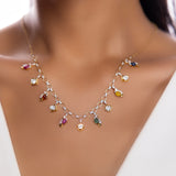 Dainty Birdie Polki Diamond Necklace