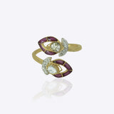 Crimson Petal ring