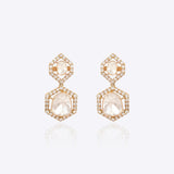 Star of the Stage Polki Diamond Earrings