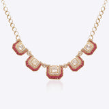 Rosewood Polki Diamond Necklace