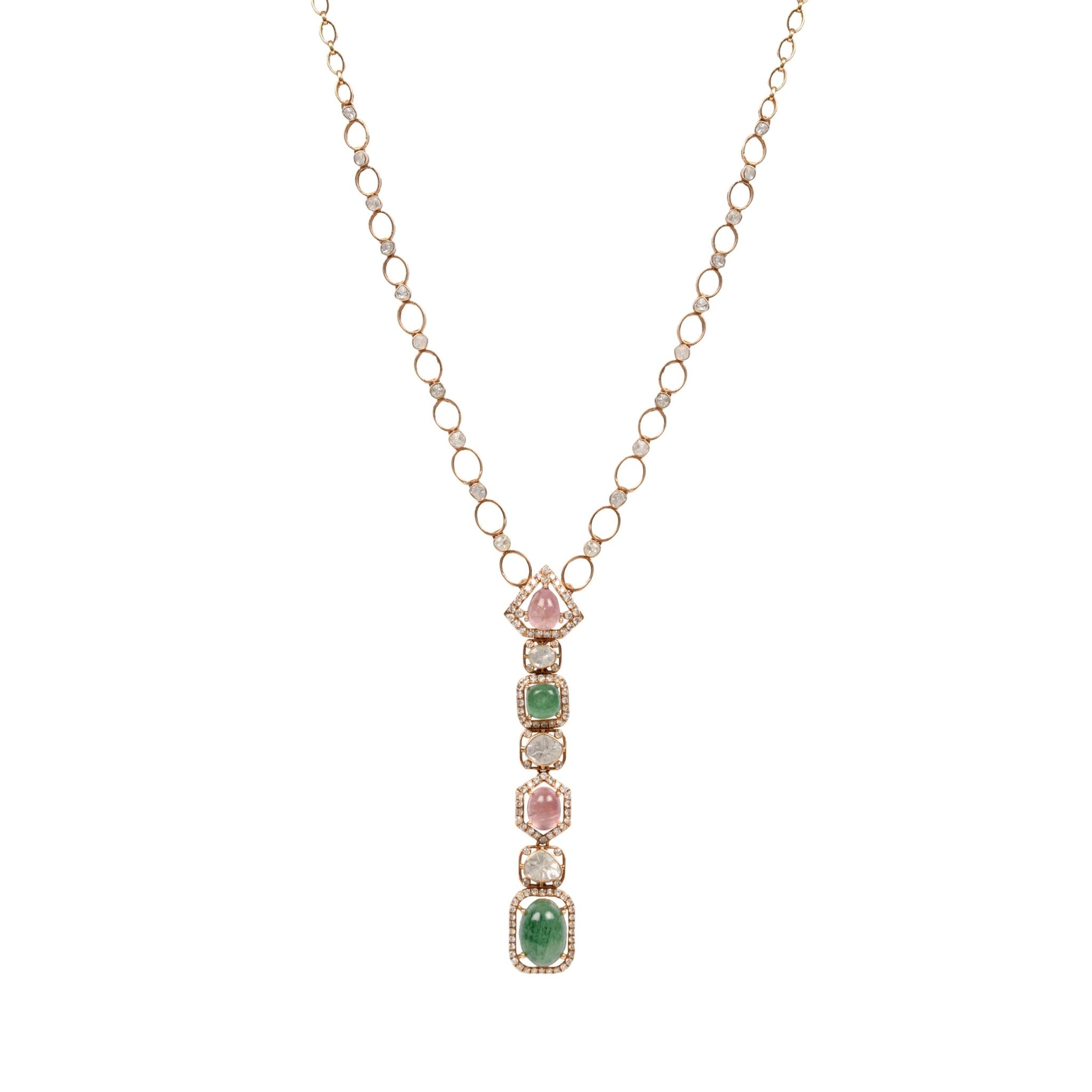 Fine jewelry pendant Bounty Picks in Polki diamond statement style