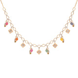 Dainty Birdie Polki Diamond Necklace