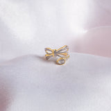 Midnight Ribbon Ring