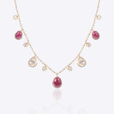 Rosa Blanco Polki Diamond Necklace