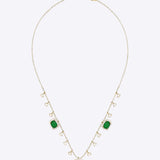 Scintillate Emerald Necklace