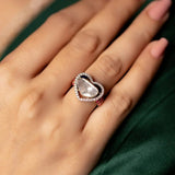 Queens Heart Polki Ring