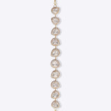 Ivory Solid Polki Diamond Bracelet