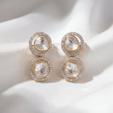Doppelganger Polki Diamond Earrings