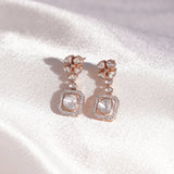 The Floral Plinth Diamond  Polki Earrings