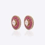 Scarlet Spark Polki Earrings