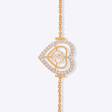 Heart it Polki Diamond Bracelet