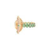 Sage Secret Diamond Polki Ring