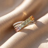 Luxe Multi Sapphire Ring