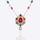 Chromia Navratna Pendant