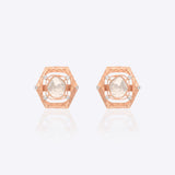 Nora Polki Diamond Earrings