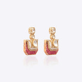 Rosewood Polki Diamond Earring