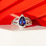 Sapphire Starlight Ring