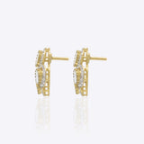 Lunette Polki Studs