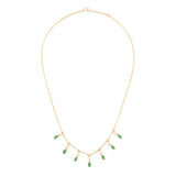 Ornate Mosaic Emerald Necklace