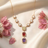 Prismatic Polki Necklace
